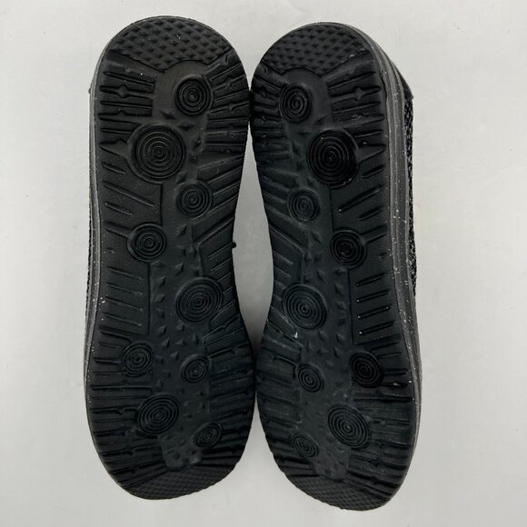 Comfort Mens Black Canvas Lightweight Soft Comfortable Slip On Size 8 Loafers - Picture 8 of 9